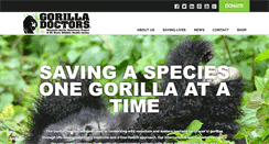 Desktop Screenshot of gorilladoctors.org